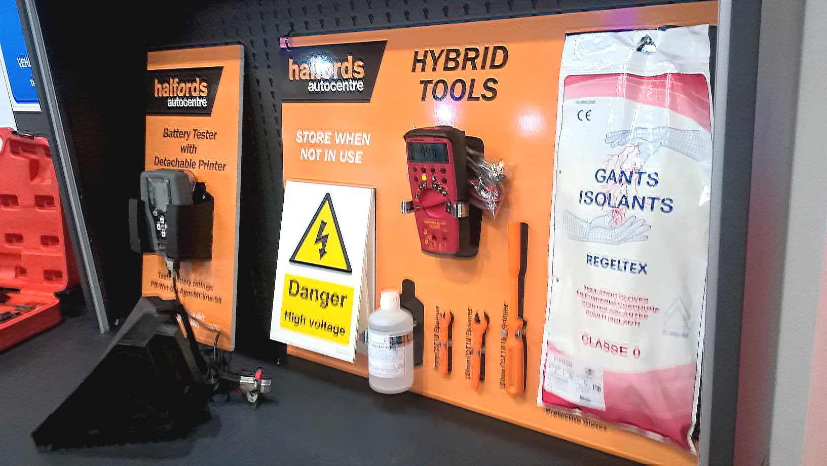 Hybrid and EV Safety Kit Automechcanika Show Warwick Test Supplies