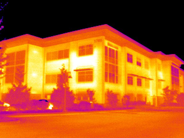 Infrared Image of Building