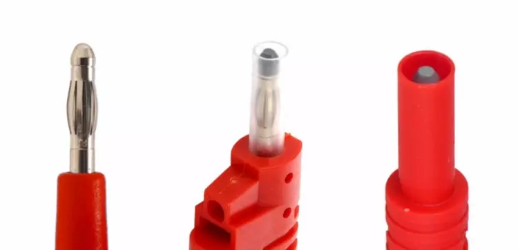 Spade Universal Extension Cord Fork Spade Plug to Binding Post Cable Fork Spade Plug to Banana Female Jack Socket Adapter Cable 