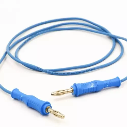 PJP 2010 12A PVC Patch Lead with Straight 4 mm Banana Plugs