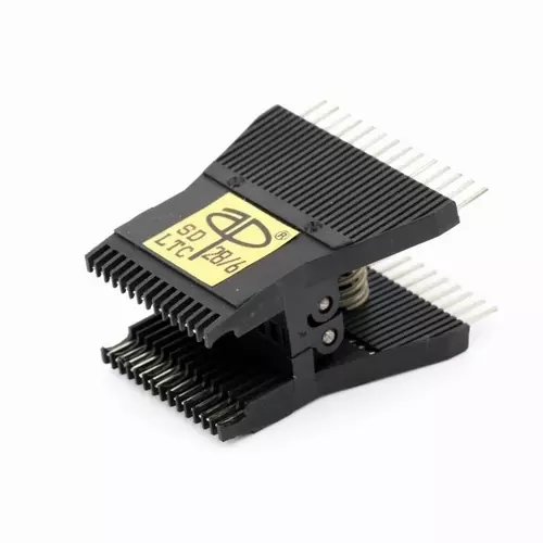 900746-28 Shrink DIP Square Contacts 0.4" Steel