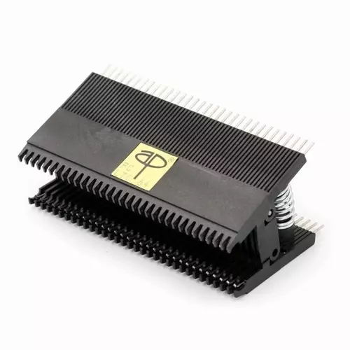 900790-64 64 Pin DIL Paint Cut Contacts 0.9" Steel Clip