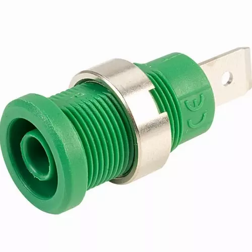 PJP 3266-I 4 mm Banana Socket with 6.3 mm Faston Terminal