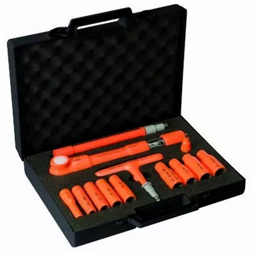 Sibille MS100V02 Insulated torque wrench 3/8'' set - 13 Tools