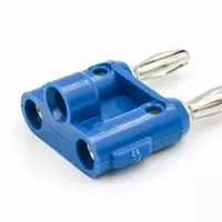 Connecteur Double Banane Miniature ITT POMONA 2244-0 Noir - Sans Soudure