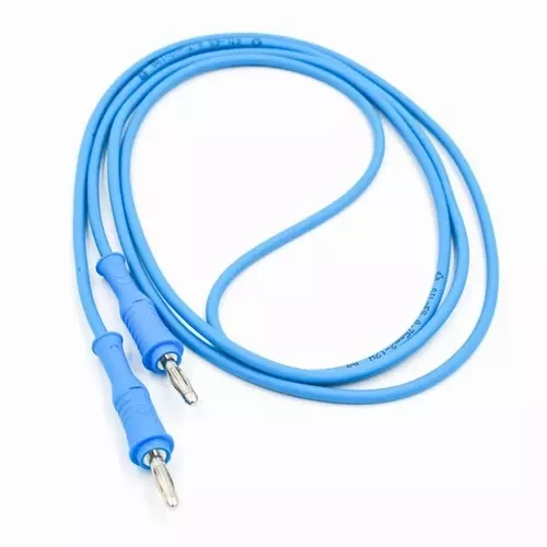 PJP 2010-9027 10A Silicone Patch Lead with Straight 4 mm Banana Plugs