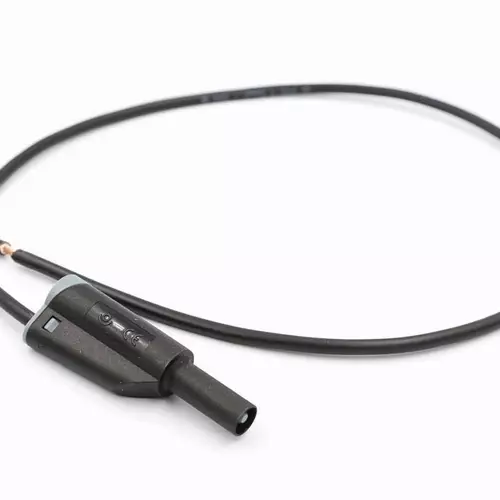WTS-1066-50-25 4mm Stacking Banana Plug on 50cm Lead