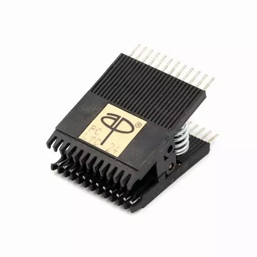 900790-24 24 Pin Paint Cut Contacts DIL 0.6" Steel