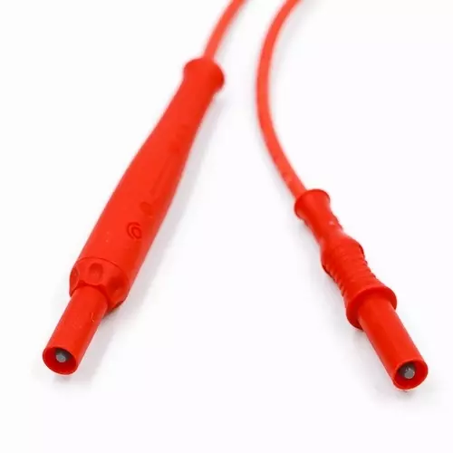 PJP 12317-IEC-0A5 4mm Straight Banana Plugs 0.5A Fused Lead