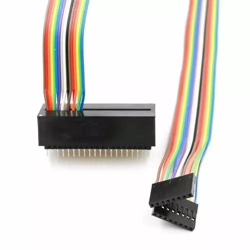 16way Test Clip Ribbon Cable - 40pin 0.6in DIL | Warwick Test Supplies
