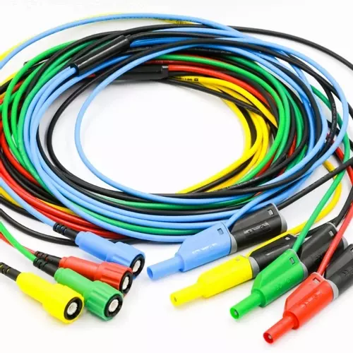 Shielded BNC to 4mm Banana Plug Oscilloscope Lead Set