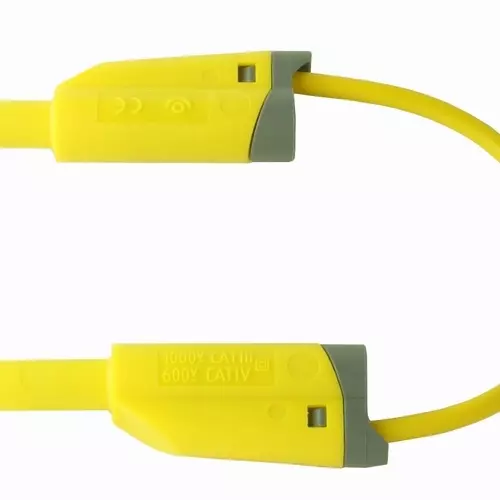 PJP 2713-IEC 25A Silicone Lead with Stacking Shrouded 4 mm Plugs