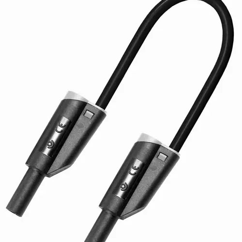 PJP 2611-IEC-200-2 12A Silicone Lead with Stacking 4 mm Banana Plugs
