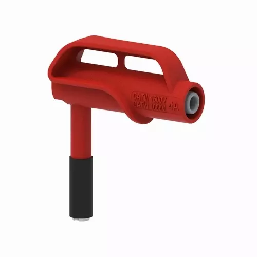 PJP MgP6.0-IEC 1500V Right Angle 6.0mm Magnetic 4mm Socket Adapter