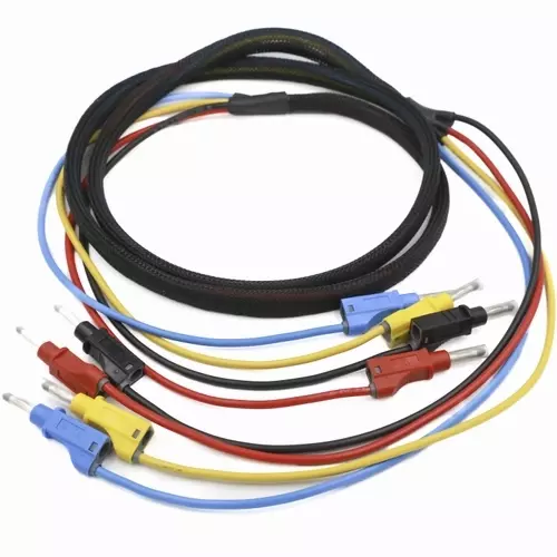 W-NG-4C-2m 4mm Retractible Banana Plug Lead 2 Colour, 2m