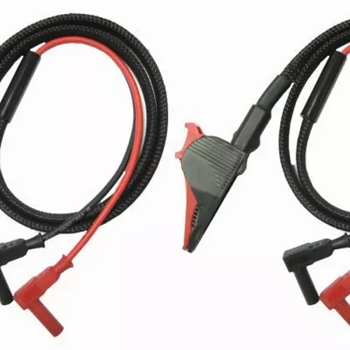 5066-KELVIN-9050-100 Pair of Kelvin Alligator Clip 36A Test Leads 2m